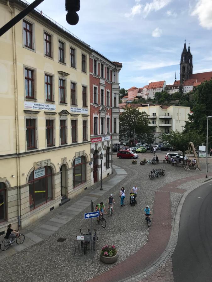 Apartments At Old Town Bridge Altstadt, Elbestrand, Fahrradweg, Schiffsanleger Meißen Exteriör bild